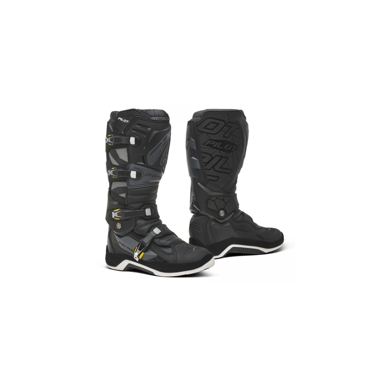 Forma Pilot schwarz und grau Motorradstiefel