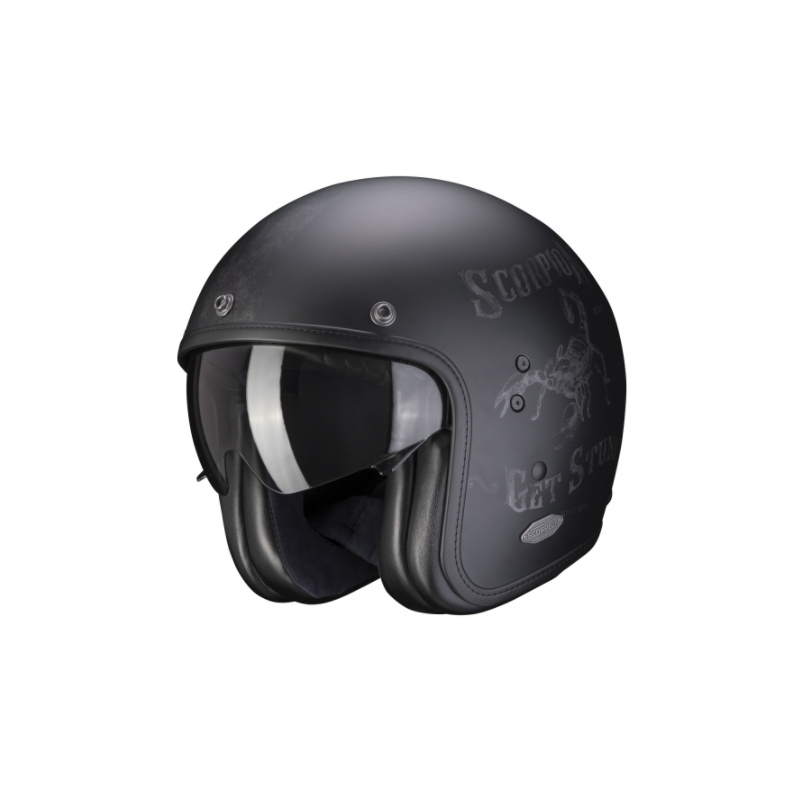 Offener Helm Skorpion Belfast Pique Schwarz