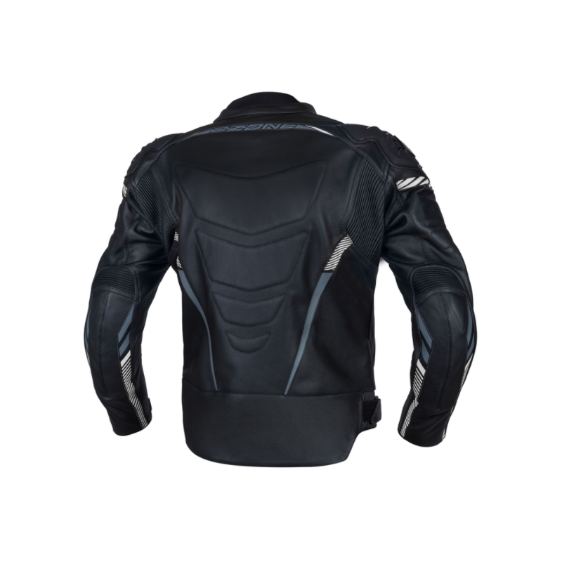 Ozone RS600 schwarz und weiß Motorrad Jacke Ausverkauf