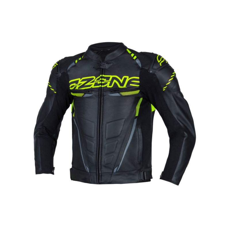 Motorradjacke Ozone RS600 schwarz-fluorgelb