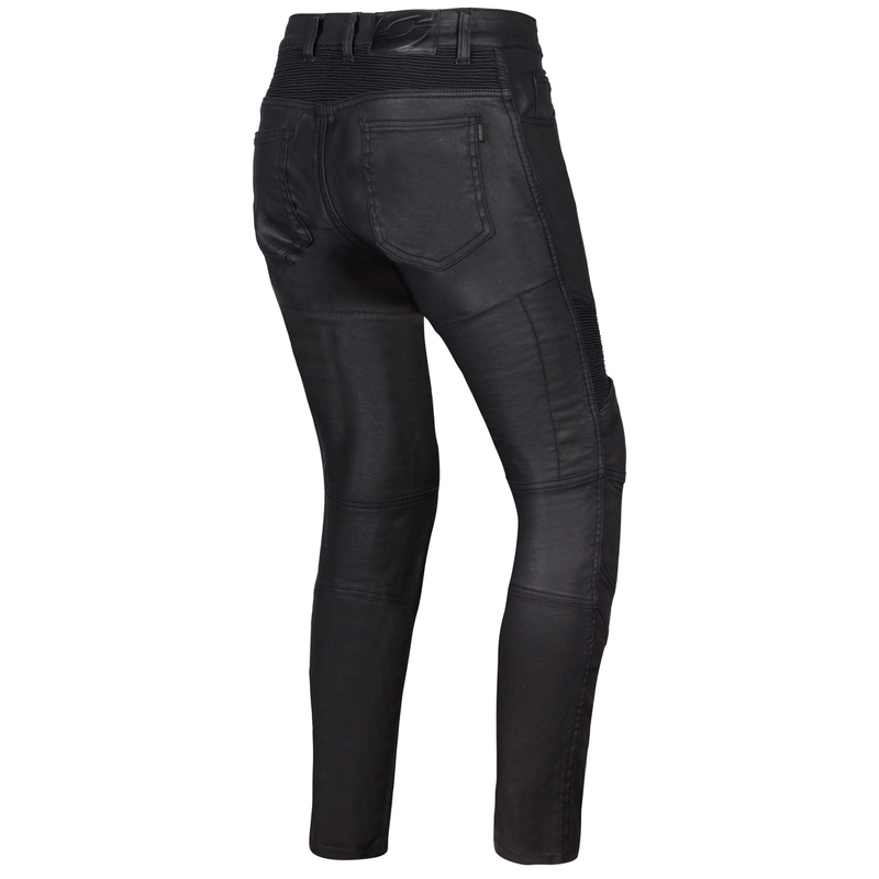 Damen-Motorradjeans Ozone Roxy, schwarz