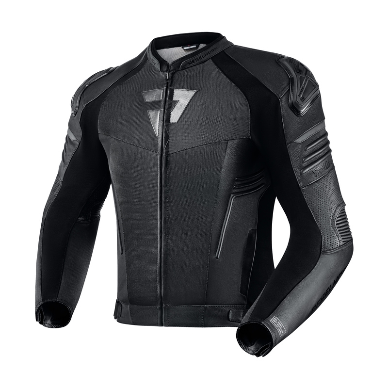 Rebelhorn Vandal Air Schwarze Motorradjacke Ausverkauf