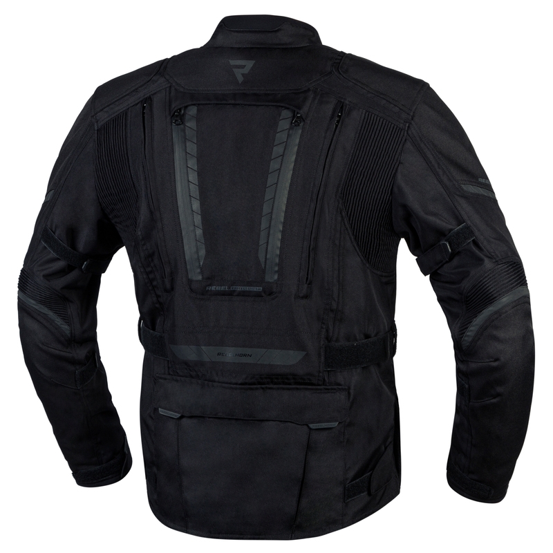 Motorradjacke Rebelhorn Hiker III schwarz Ausverkauf