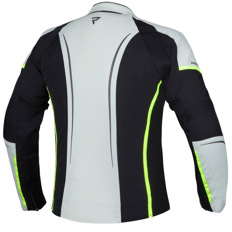 Women's Rebelhorn Luna Schwarz-Grau-Fluo Gelb Motorradjacke Ausverkauf