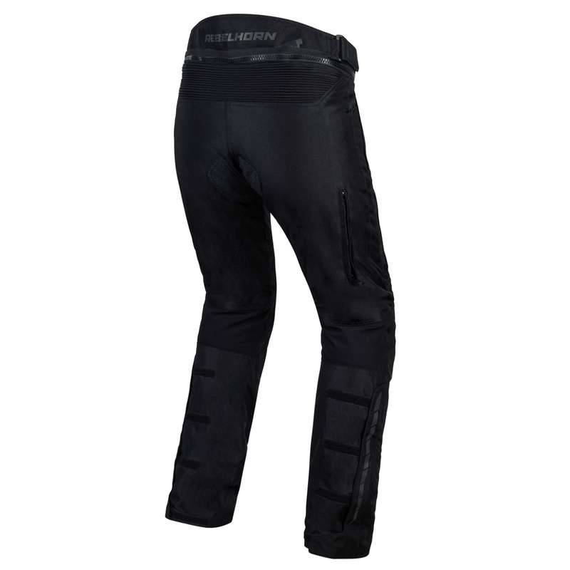 Damen-Motohose Rebelhorn Hiker III schwarz Ausverkauf