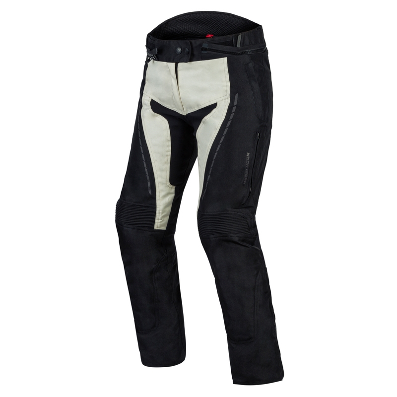Damen-Motohose Rebelhorn Hiker III schwarz-grau Ausverkauf
