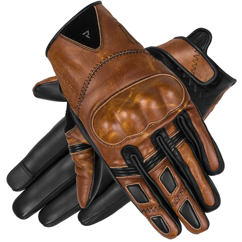 Motorradhandschuhe Rebelhorn Thug II hellbraun Ausverkauf