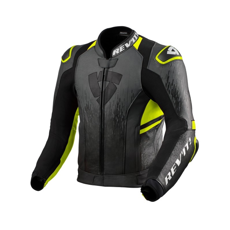 Revit Quantum 2 grau-fluorgelbe Motorradjacke Ausverkauf