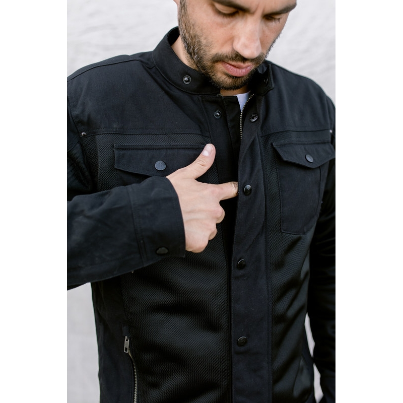 Motorradjacke BROGER California schwarz Ausverkauf