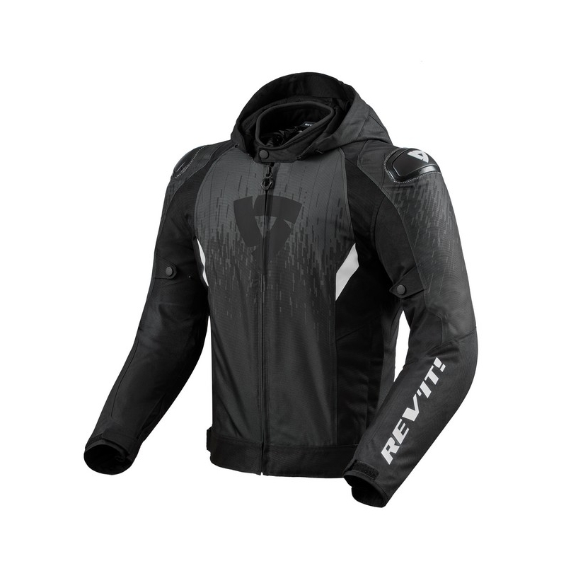 Revit Quantum 2 H2O schwarz-graue Motorradjacke Ausverkauf