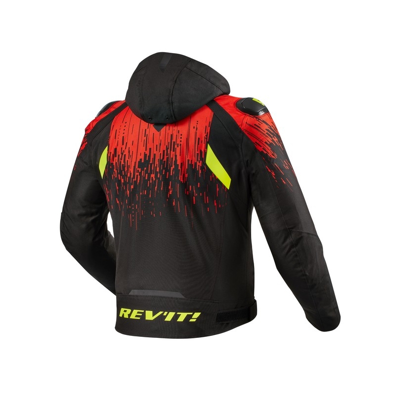 Revit Quantum 2 H2O Motorradjacke schwarz und rot Ausverkauf