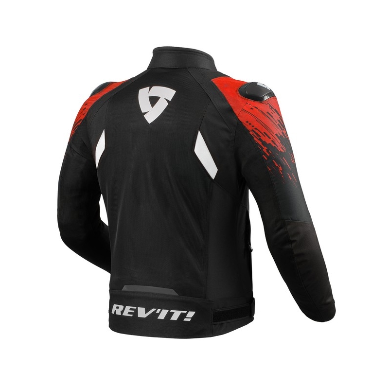 Revit Quantum 2 Air Schwarz/Rot Motorradjacke Ausverkauf