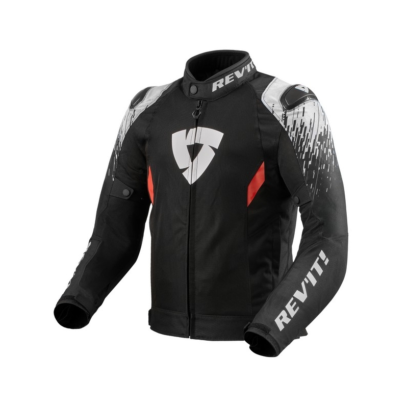 Revit Quantum 2 Air schwarz-weiße Motorradjacke Ausverkauf