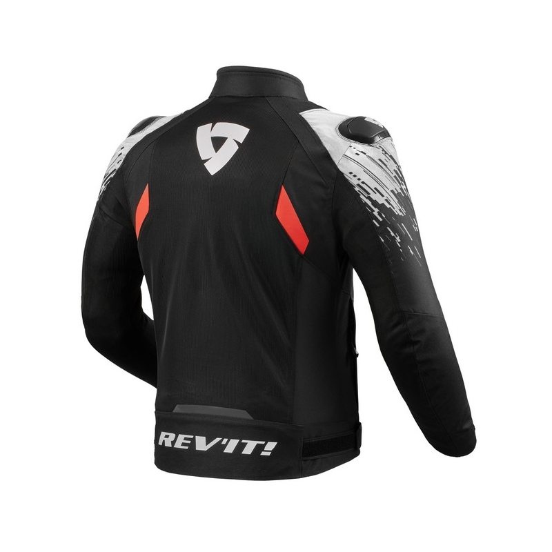 Revit Quantum 2 Air schwarz-weiße Motorradjacke Ausverkauf