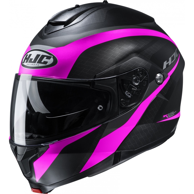 HJC C91 Taly MC8SF schwarz-grau-rosa klappbarer Motorradhelm