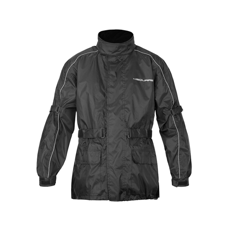 Moto Regenjacke SQUARE Cloud schwarz