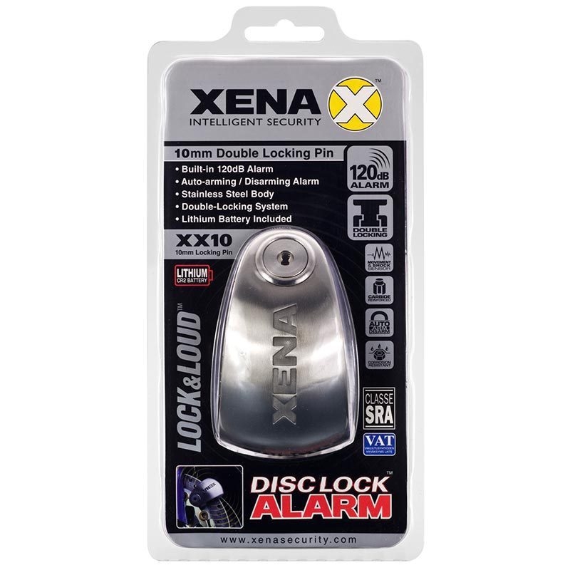 Scheibenbremsschloss XENA XX10 silber