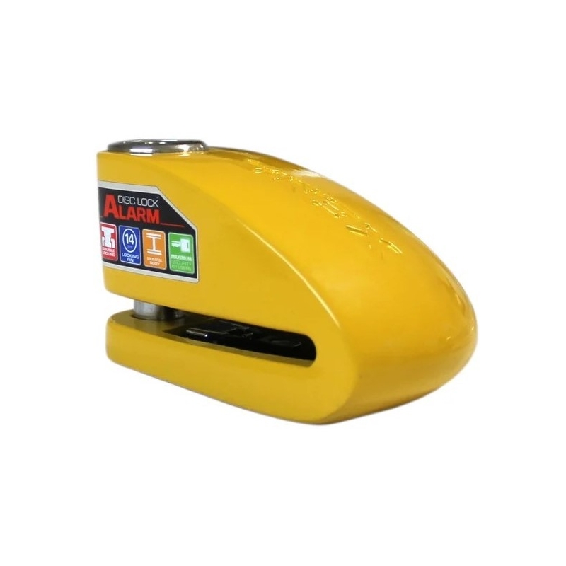 Scheibenbremsschloss XENA XX15 gelb