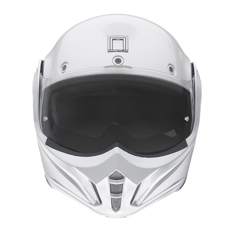 Klappbarer Motorradhelm NOX PREMIUM Stratos weiß