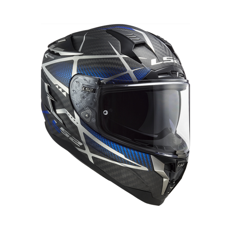 Integral Motorradhelm LS2 FF327 Challenger C Konic schwarz-grau-blau Ausverkauf