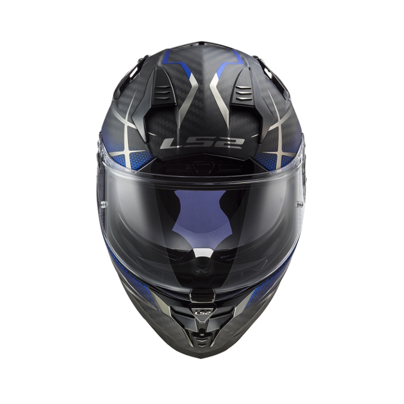 Integral Motorradhelm LS2 FF327 Challenger C Konic schwarz-grau-blau Ausverkauf