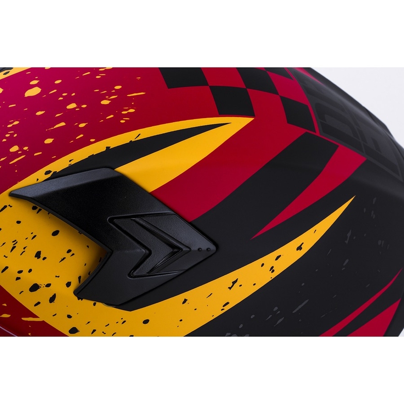 Integral-Motorradhelm Cassida 3.0 DRFT orange-fluorrot
