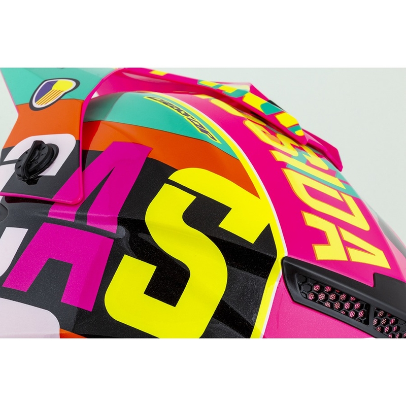Kinder Motocross Helm Cassida Cross Cup Sonic Junior multicolor