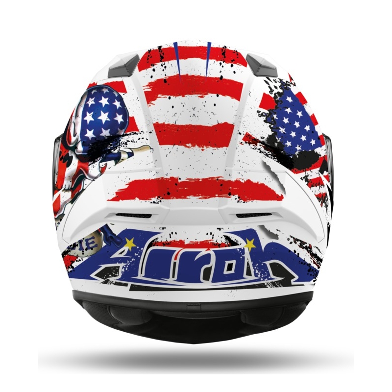Integralhelm Airoh Valor Uncle Sam weiß-blau-rot