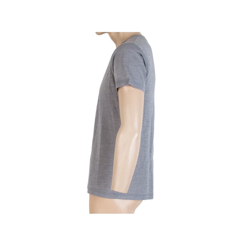 Herren Funktionsshirt Sensor Merino Active PT Compass grau - kurzarm Ausverkauf