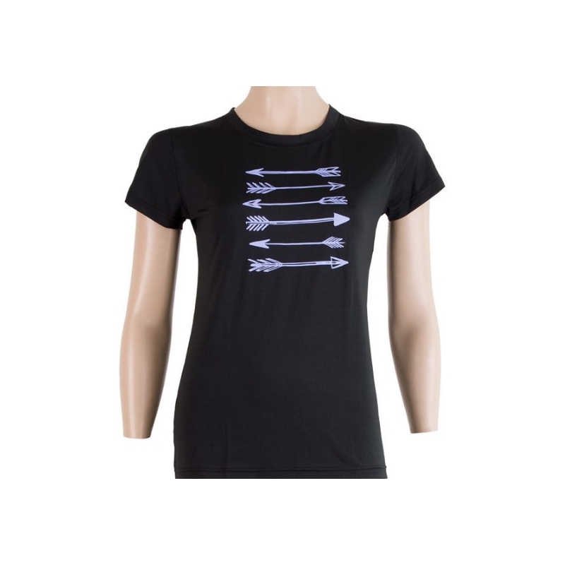 Damen Funktions-T-Shirt Sensor Merino Active PT Arrows schwarz - kurzarm Ausverkauf