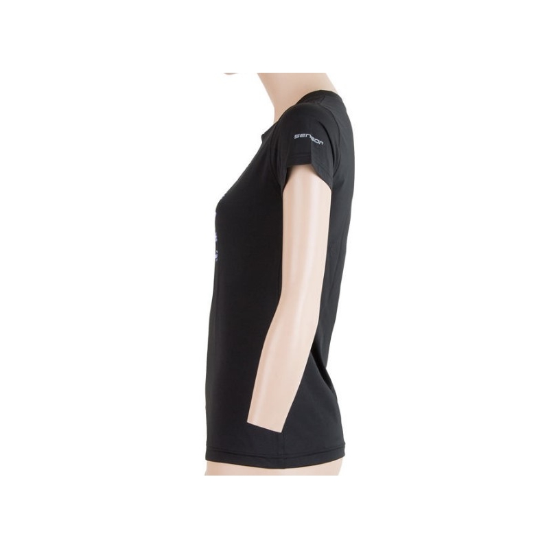 Damen Funktions-T-Shirt Sensor Merino Active PT Arrows schwarz - kurzarm Ausverkauf
