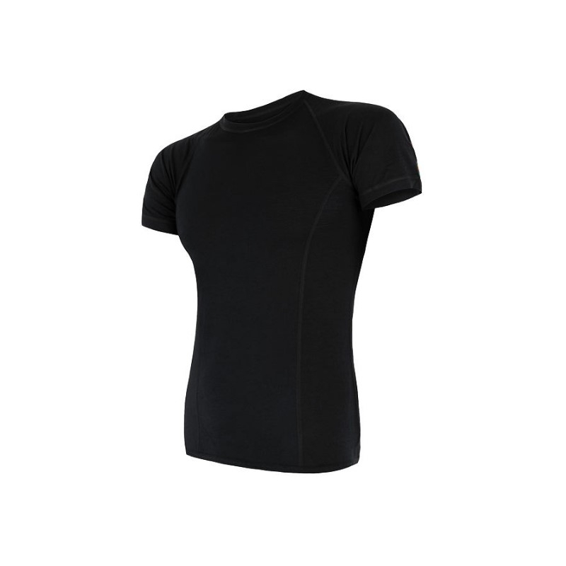 Herren Funktionsshirt Sensor Merino Air schwarz - kurzarm Ausverkauf