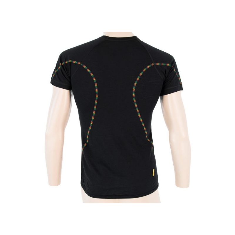 Herren Funktionsshirt Sensor Merino Air schwarz - kurzarm Ausverkauf