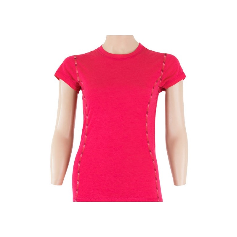 Damen Funktions-T-Shirt Sensor Merino Air rosa - kurzarm Ausverkauf
