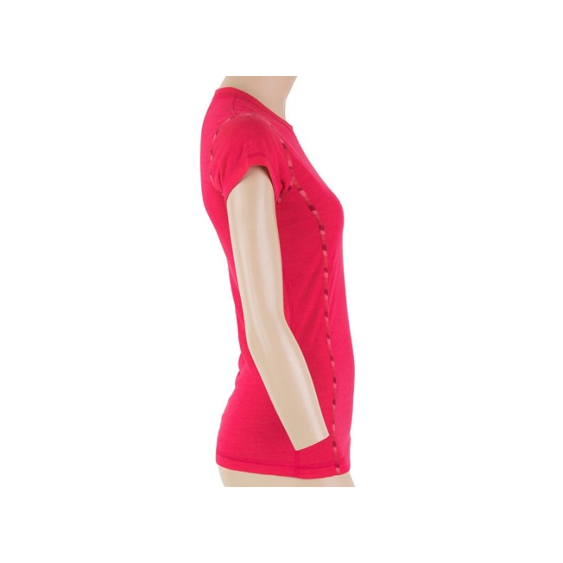 Damen Funktions-T-Shirt Sensor Merino Air rosa - kurzarm Ausverkauf
