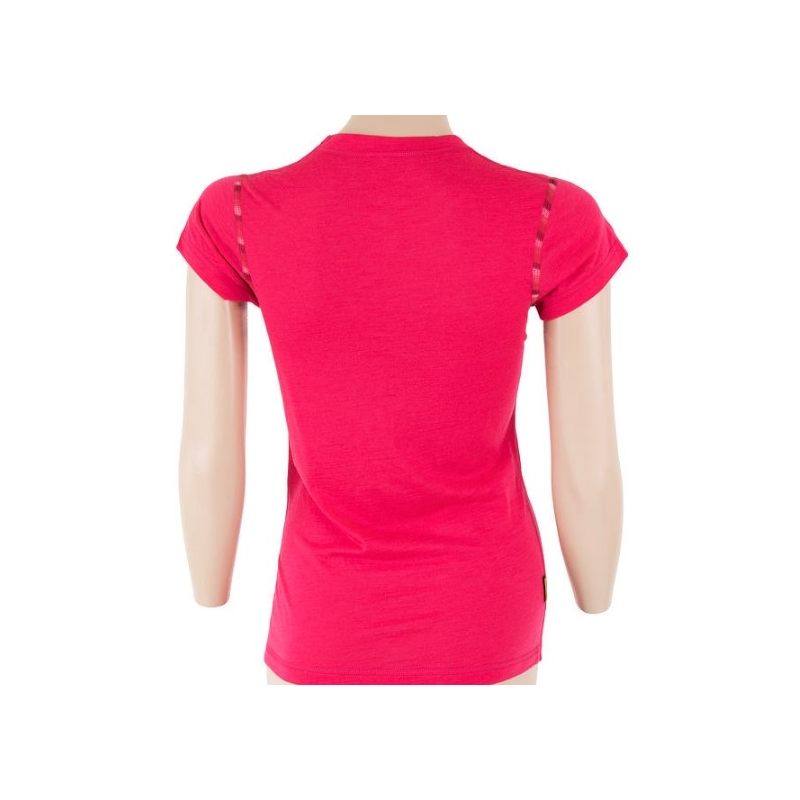 Damen Funktions-T-Shirt Sensor Merino Air rosa - kurzarm Ausverkauf