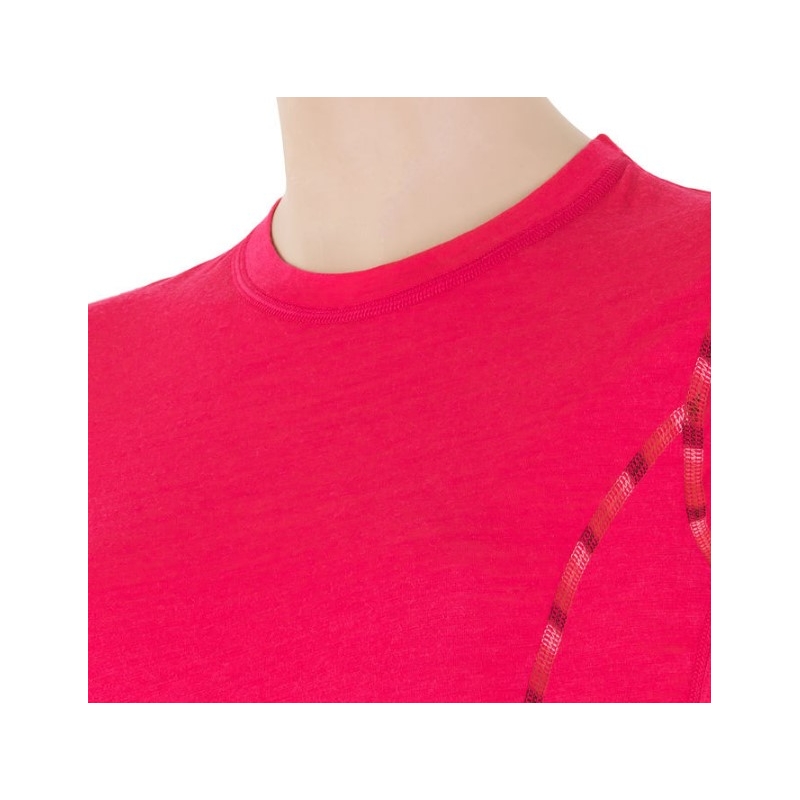 Damen Funktions-T-Shirt Sensor Merino Air rosa - kurzarm Ausverkauf