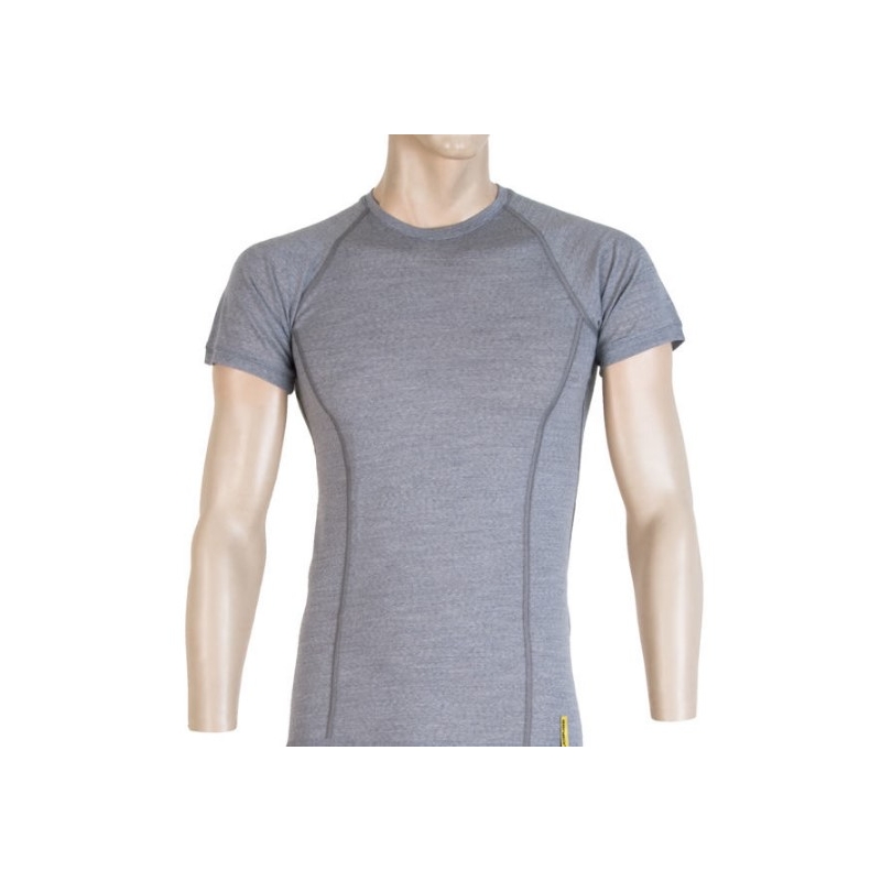 Herren Funktionsshirt Sensor Merino Active grau - kurzarm Ausverkauf