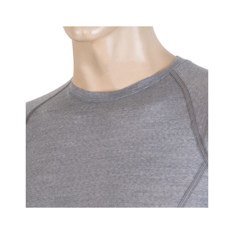 Herren Funktionsshirt Sensor Merino Active grau - kurzarm Ausverkauf