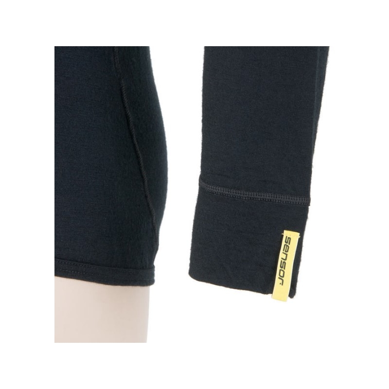 Herren Funktionsshirt Sensor Merino Active schwarz - langarm Ausverkauf