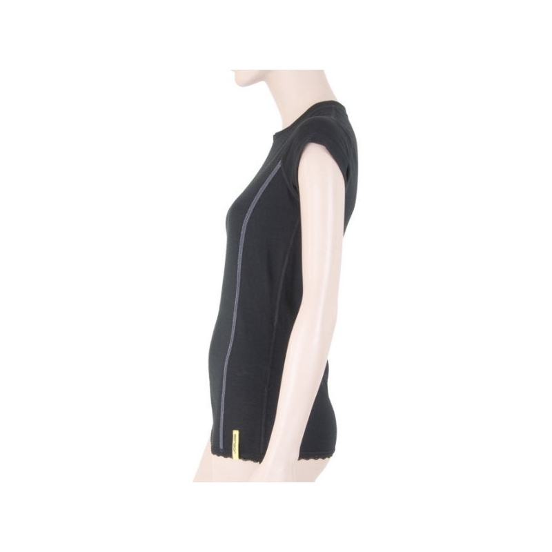 Damen Funktions-T-Shirt Sensor Merino Active schwarz - kurzarm Ausverkauf