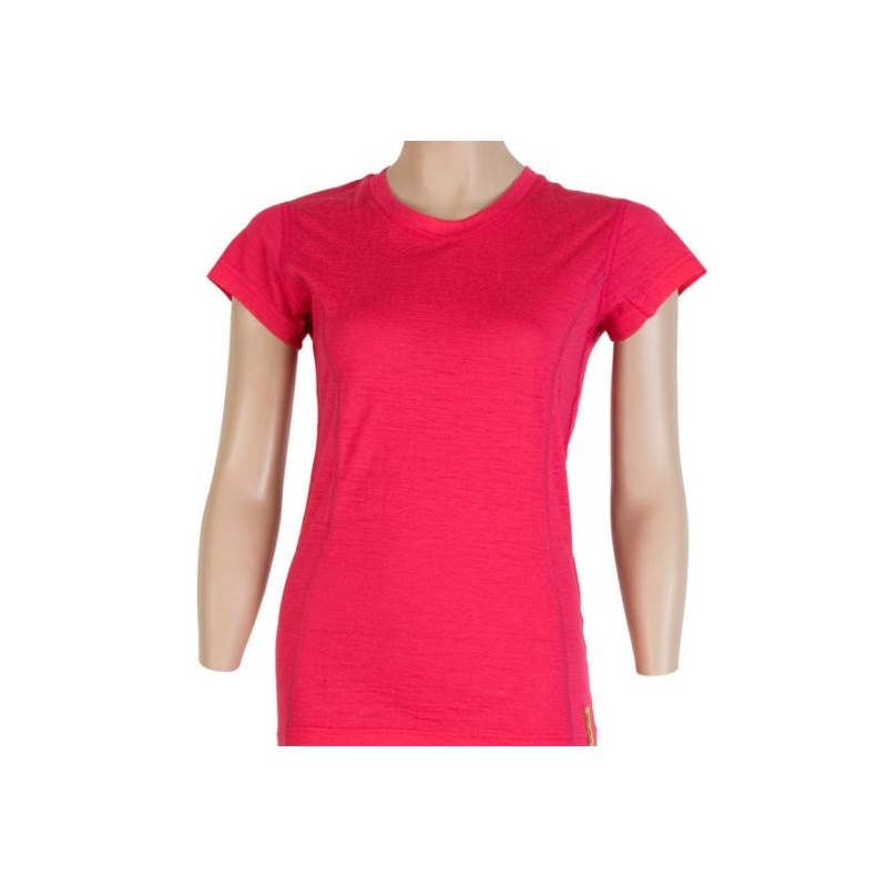 Damen Funktions-T-Shirt Sensor Merino Active rosa - kurzarm Ausverkauf