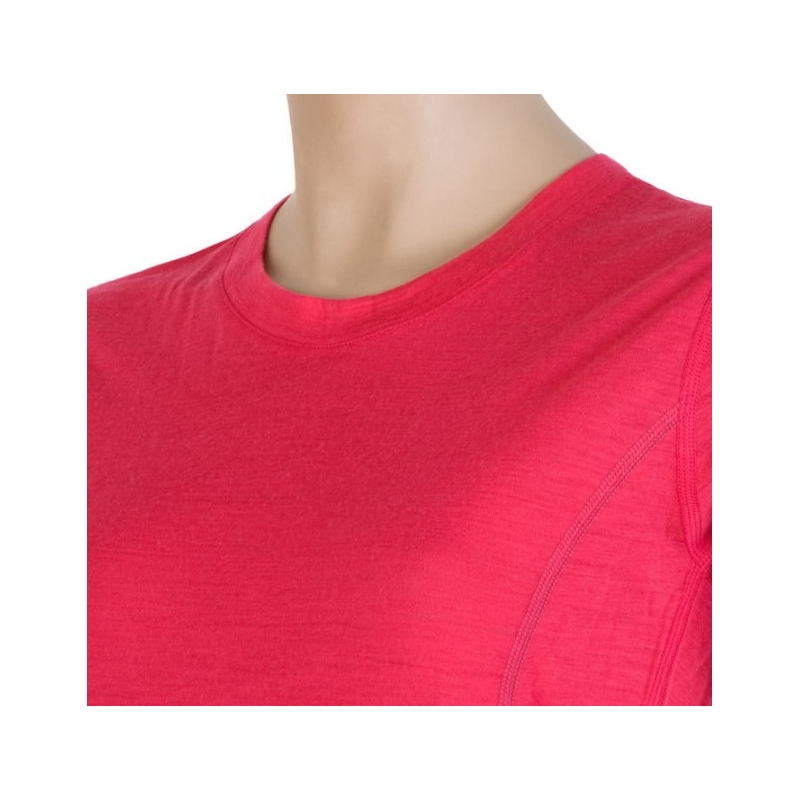 Damen Funktions-T-Shirt Sensor Merino Active rosa - kurzarm Ausverkauf