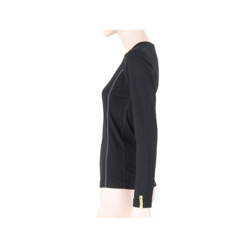 Damen Funktions-T-Shirt Sensor Merino Active schwarz - langarm Ausverkauf
