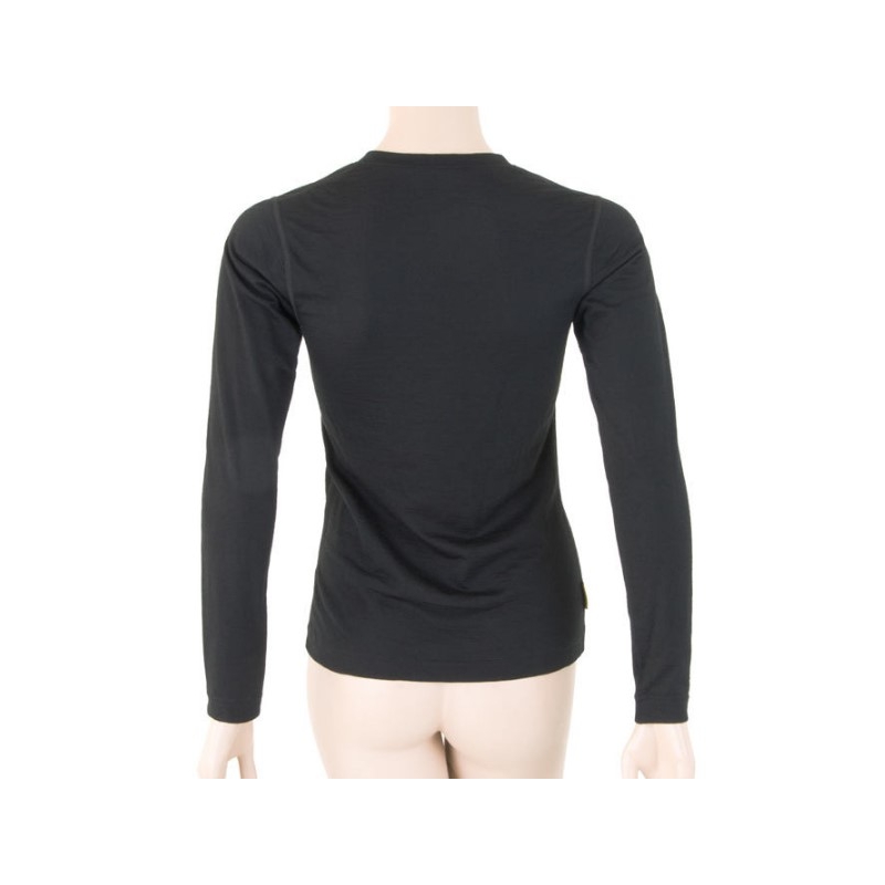 Damen Funktions-T-Shirt Sensor Merino Active schwarz - langarm Ausverkauf