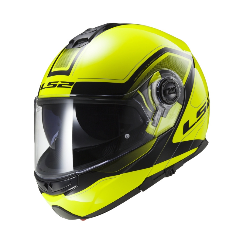 Klappbarer Motorradhelm LS2 FF325 Strobe Civik Hi-Vis