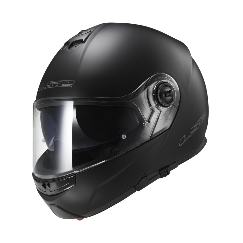 LS2 FF325 Strobe Schwarz Matt Flip-up Motorradhelm