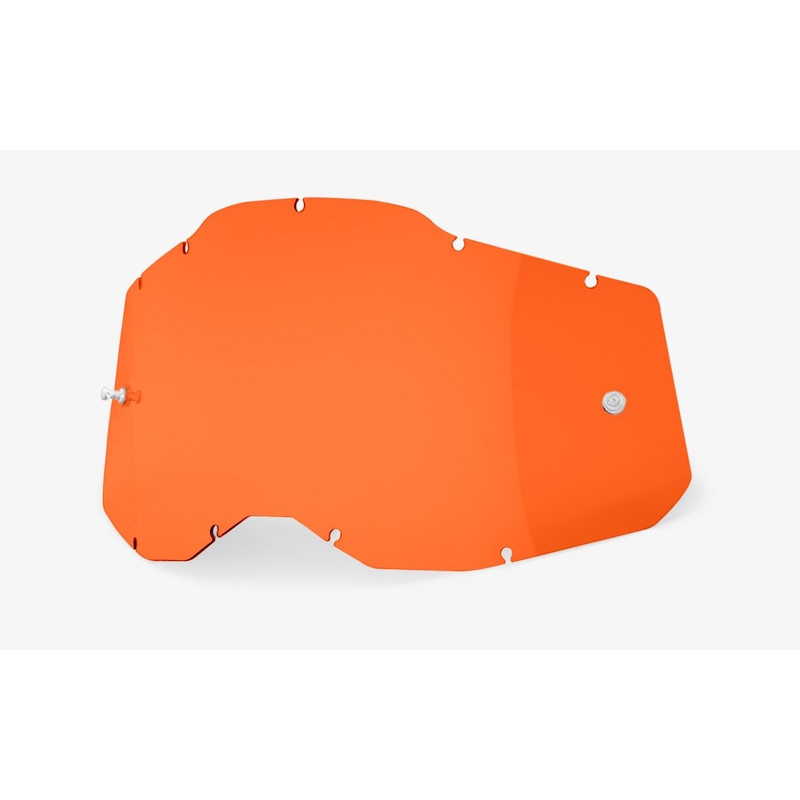 Plexi 100% Racecraft 2/Accuri 2/Strata 2 orange (Anti-Beschlag)