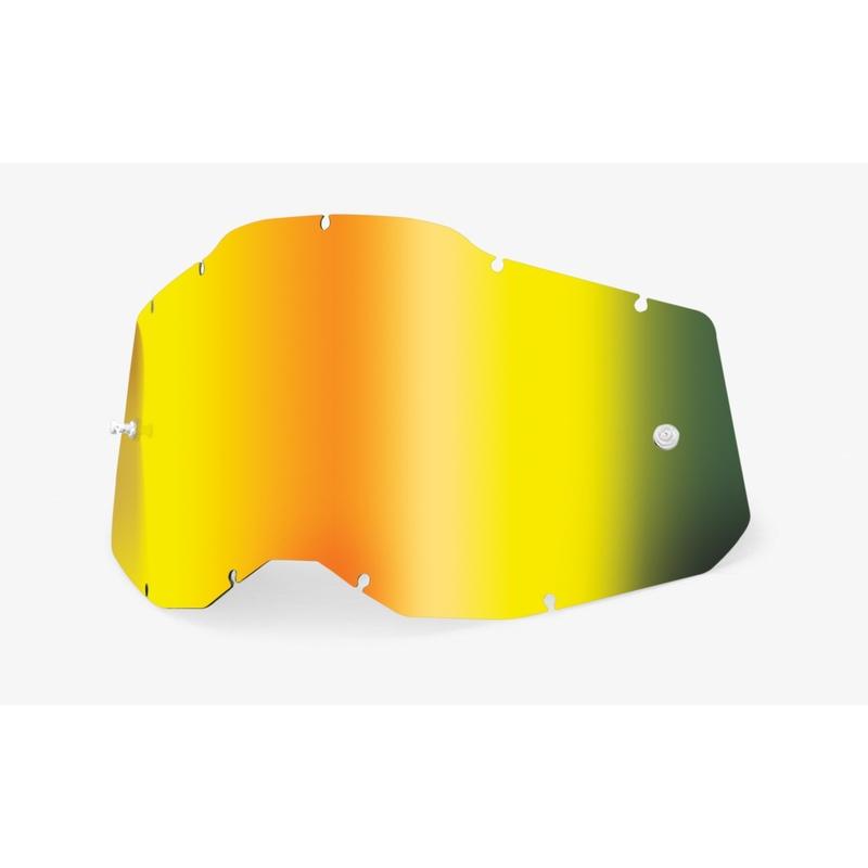 Plexi 100% Racecraft 2/Accuri 2/Strata 2 gold verspiegelt (Anti-Beschlag)