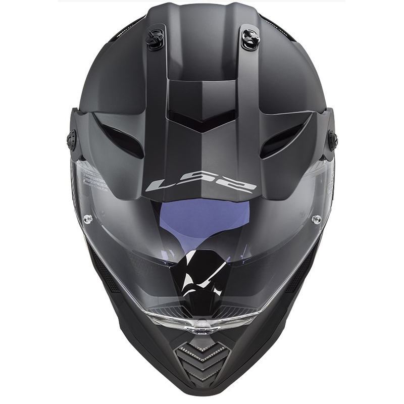 Endurohelm LS2 MX436 Pioneer EVO schwarz matt - Klasse II